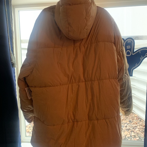Beige Old Navy Puffer Coat - Picture 2 of 5